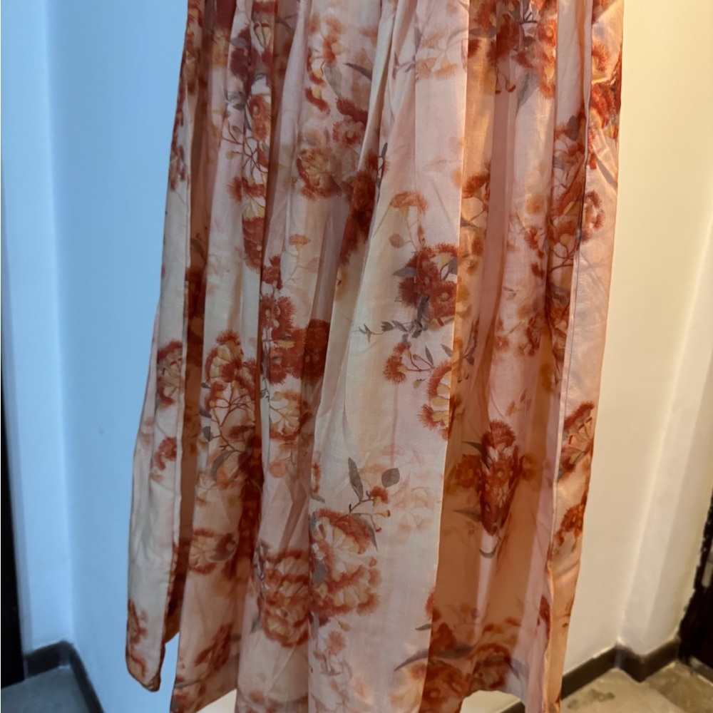 Zimmerman Printed Deep-V Cami Dress - Picture 14 of 16